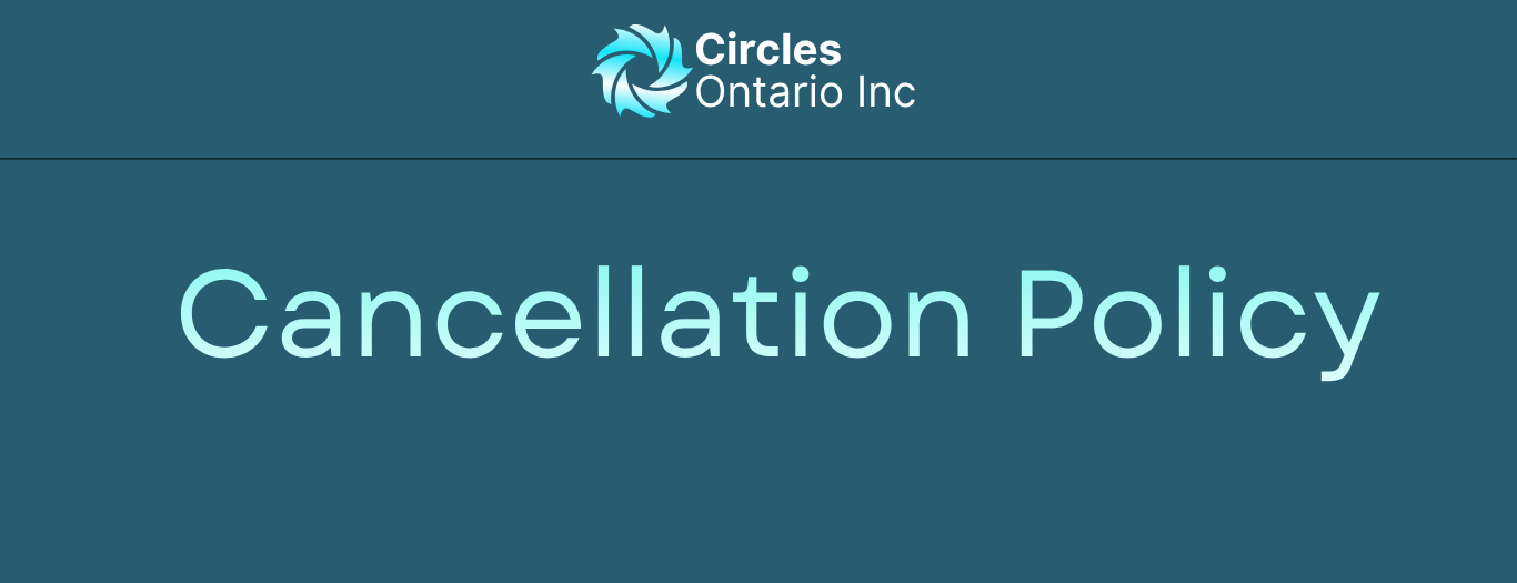 Circles Ontario Inc. Cancellation Policy banner
