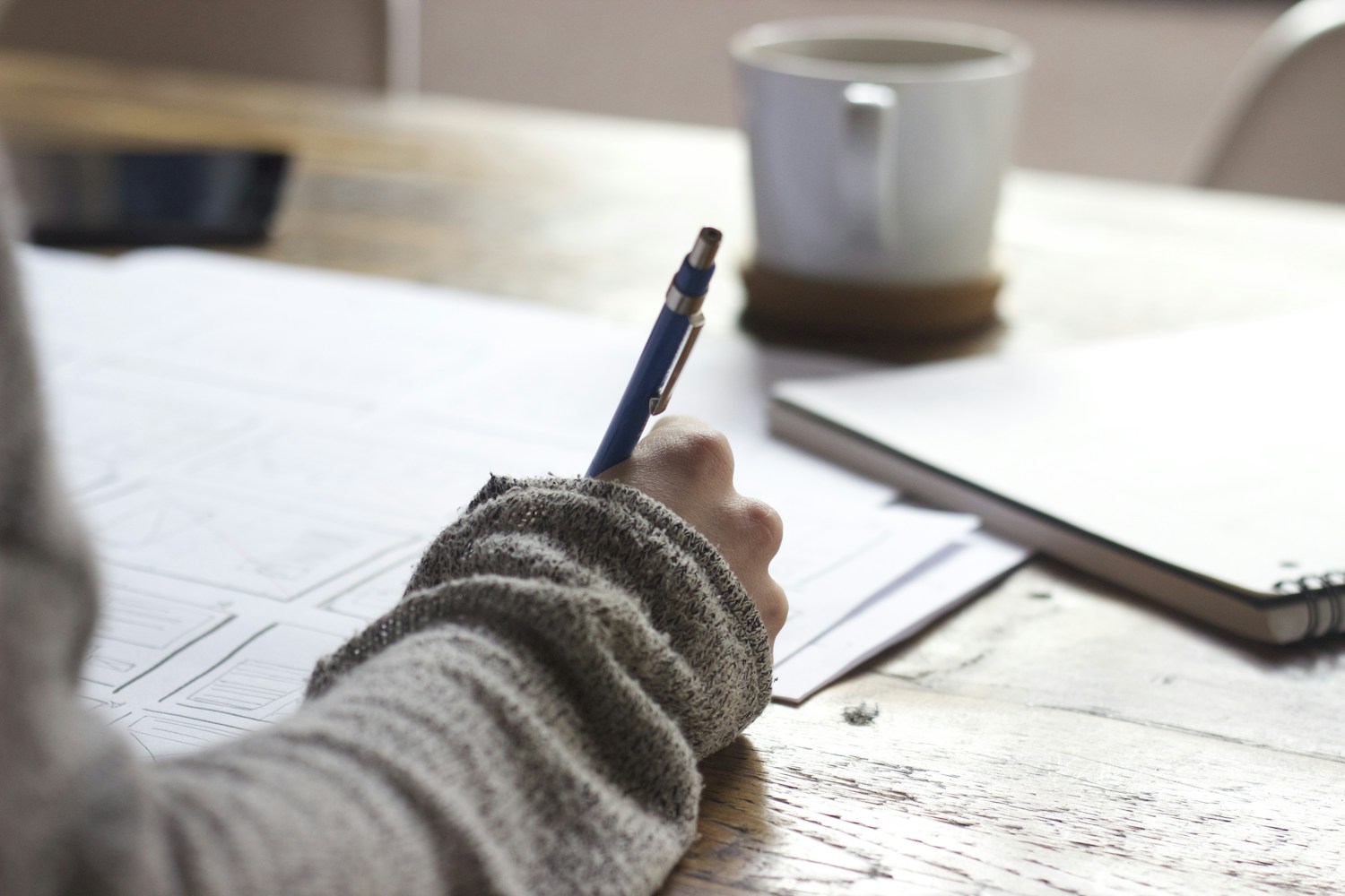 Written notes and reference materials